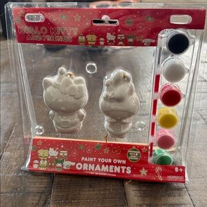 Hello Kitty Paint Your Own Ornament‎ Set - Red, Green, Yellow